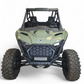 Mounting bracket detail on Polaris RZR Pro XP front winch bumper