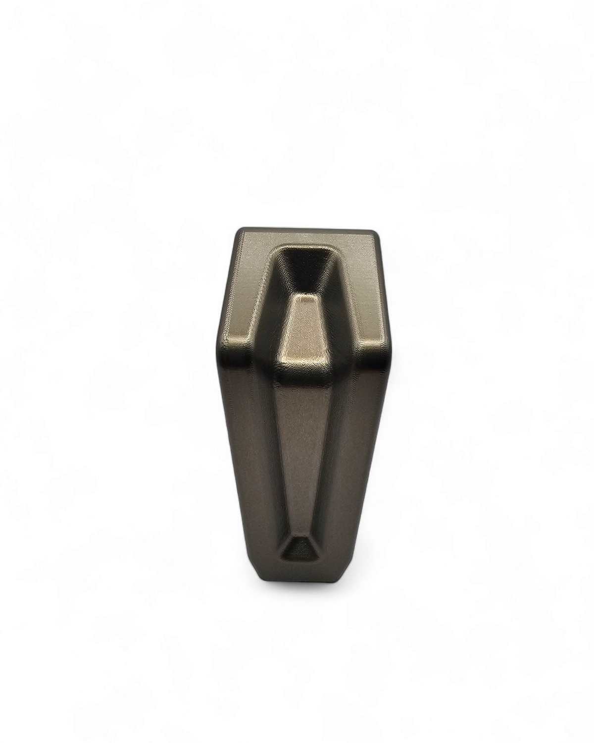 Ergonomic grip shape of Polaris RZR gunmetal shift knob