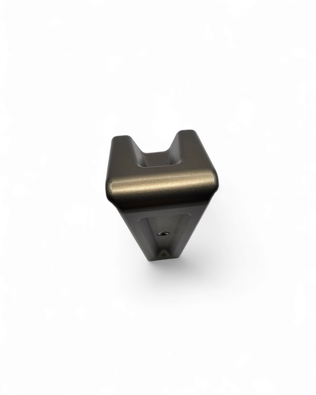 Direct bolt-on threading detail on Polaris RZR gunmetal shift knob