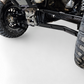 Side view of Polaris RZR Pro XP billet radius rod showing bolt-in mounting