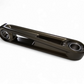 Polaris RZR Pro XP gunmetal front sway bar link showing Teflon-coated uni-ball construction
