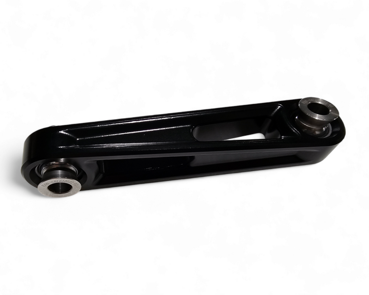 Polaris RZR Pro XP Front Sway Bar Link shown solo displaying full billet construction