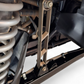 Polaris RZR Pro XP rear sway bar link shown installed on the rear suspension