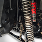 Bolt-on mounting point detail on Polaris RZR Pro XP gunmetal rear sway bar link