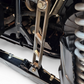 Stylistic design detail on Polaris RZR Pro XP gunmetal rear sway bar link