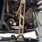Full suspension view of Polaris RZR Pro XP with gunmetal rear sway bar link installed