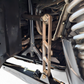 Polaris RZR Pro XP Rear Sway Bar Link shown solo in gunmetal displaying full billet construction