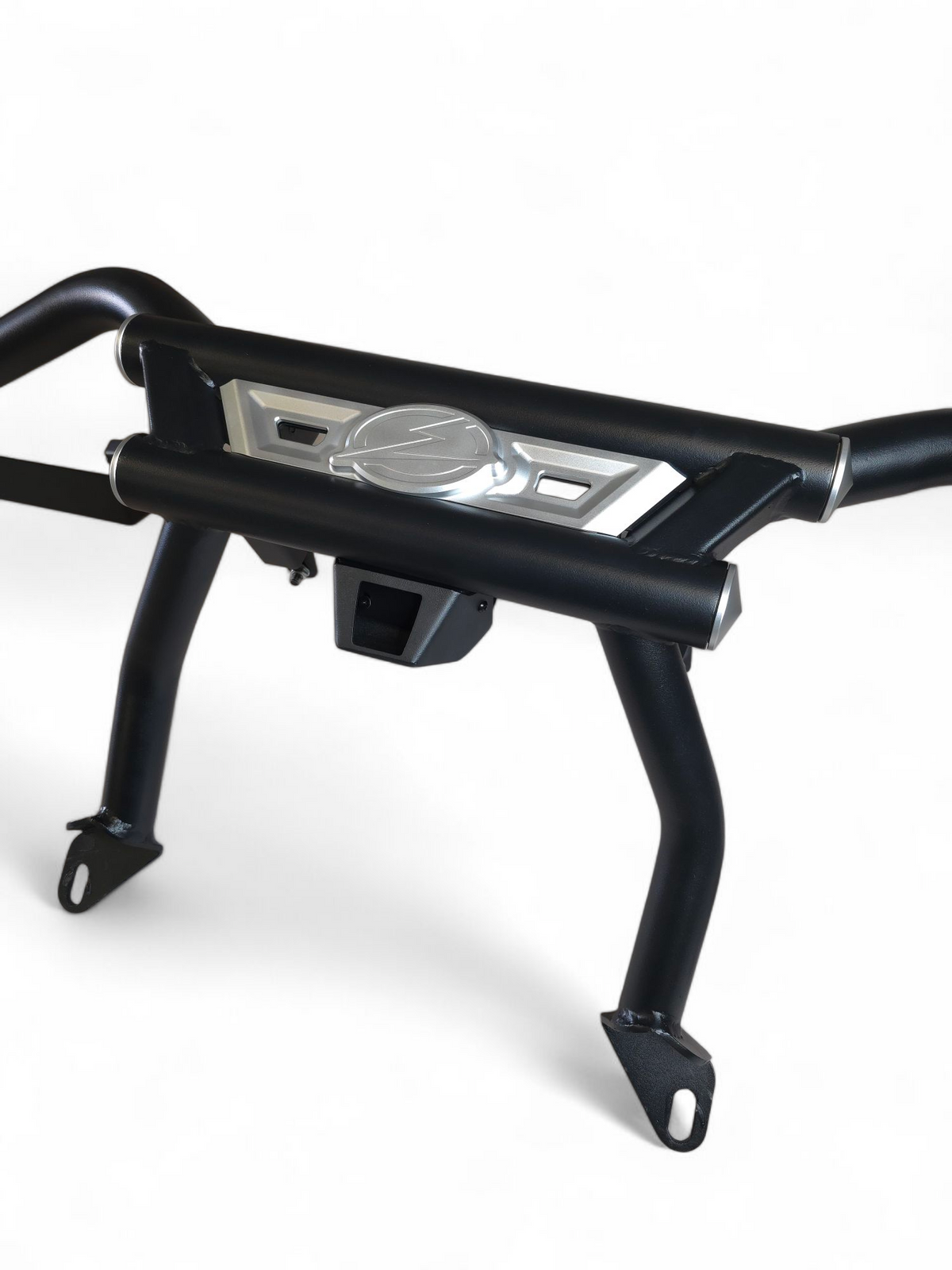 Robust tubing detail on Can-Am Maverick R AMP Rear Bumper showing structural construction