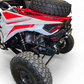 Underside view of Can-Am Maverick R AMP Rear Bumper showing structural reinforcement