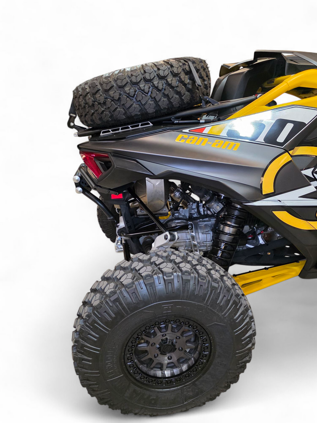 AMP Rear Bumper shown solo on white background displaying full billet and tubing construction