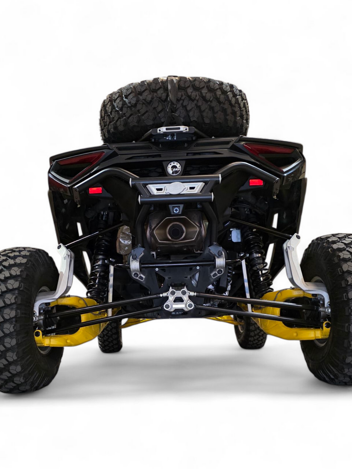 Can-Am Maverick R AMP Rear Bumper mounting bracket detail before installation