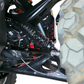 Pair of Can-Am Maverick R anodized black billet tie rods shown with included hardware