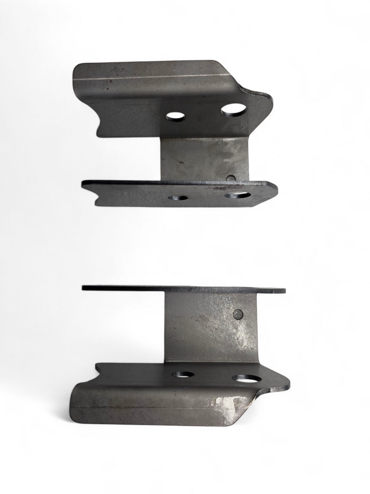 11-gauge mild steel construction detail on Can-Am Maverick R trailing arm pivot gusset