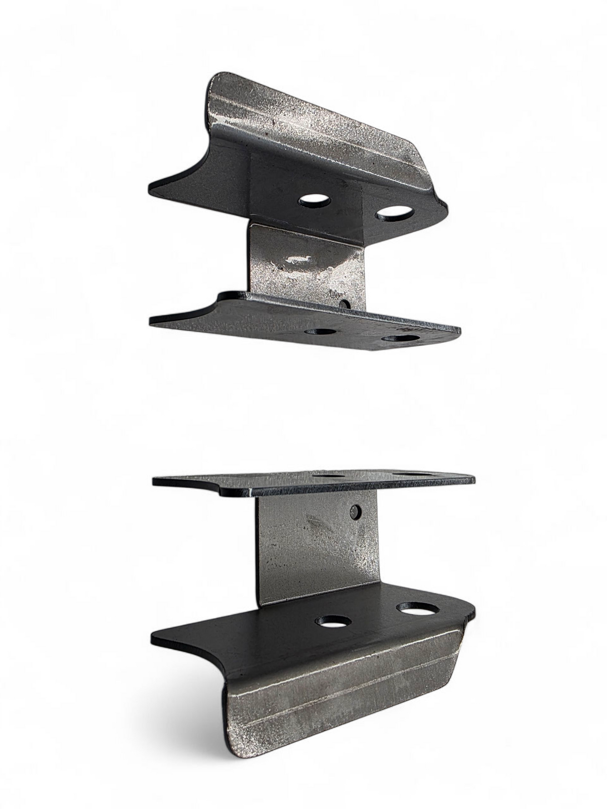 Can-Am Maverick R trailing arm mount area showing where the pivot gusset reinforces against cracking
