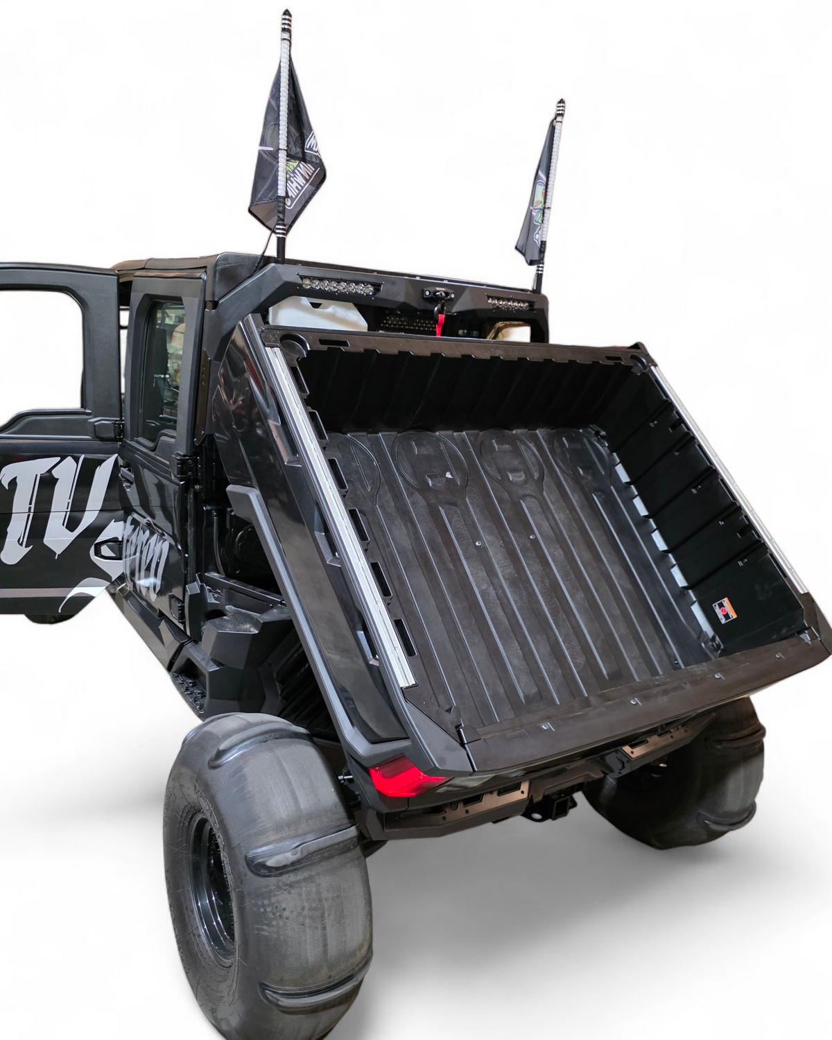 Plug-and-play cargo light extension harness for Polaris Ranger 1500 Headache Rack