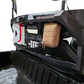Polaris Ranger 1500 Headache Rack showing relocated factory cargo light with cover plate