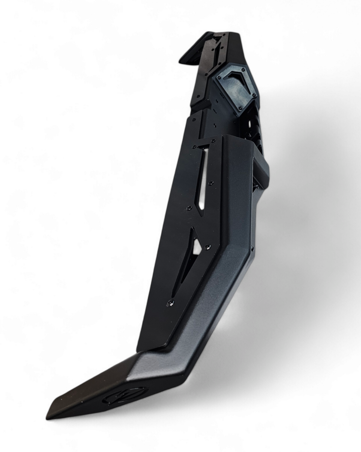 Full rear view of 2024 Polaris Xpedition with Volt Series rear bumper installed
