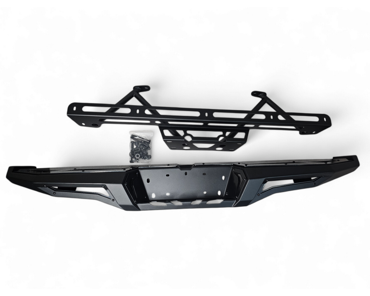 Rear corner protection detail on Polaris Xpedition Volt rear bumper