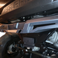 Tailgate function shown with the rear bumper installed on Polaris Ranger XD 1500