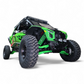 Winch installed behind Kawasaki Teryx H2 Volt front bumper showing hidden mount integration