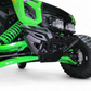 Side profile of Kawasaki Teryx H2 Volt front winch bumper showing body-line contour fit