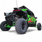 Backup camera provision mount detail on Kawasaki Teryx H2 Volt rear bumper for factory Kawasaki camera