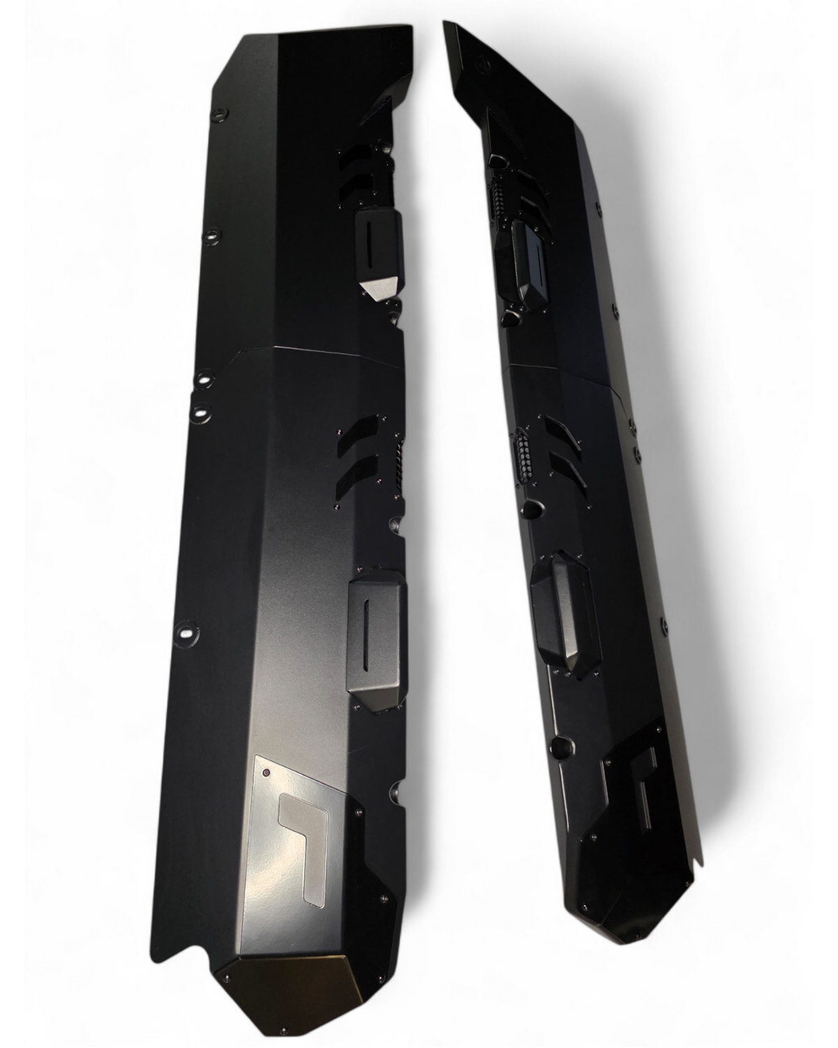 Driver side Volt Rock Steps installed on Kawasaki Teryx H2 showing side protection