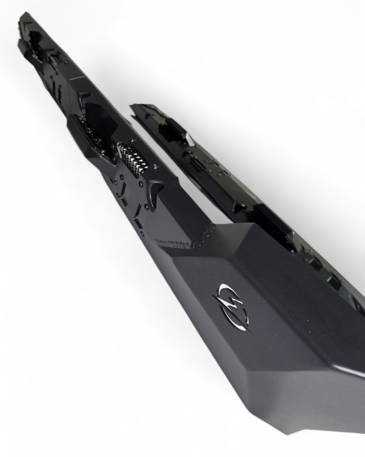Under-skid protection extension of Kawasaki Teryx H2 Volt Rock Steps shielding critical components