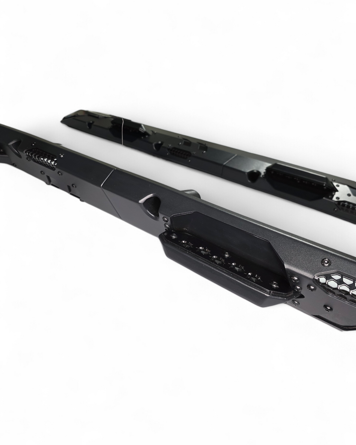 Pocket step opening detail on Kawasaki Teryx H2 Volt Rock Steps