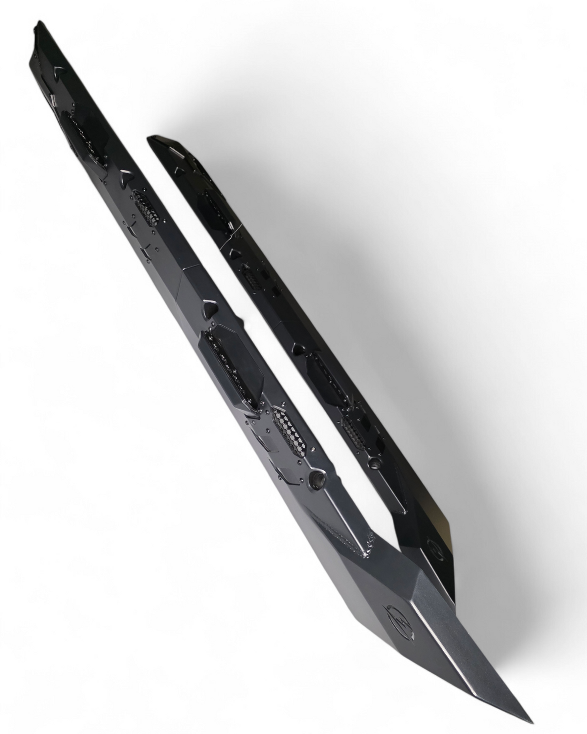 Kawasaki Teryx H2 Volt Rock Steps hardware and mounting kit shown before installation