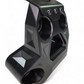 Billet Radius Rod Plate in black anodized finish for 2024+ Can-Am Maverick R showing 6061 aluminum construction
