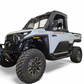Polaris Ranger XD 1500 2-seat rock sliders shown along the frame sides in hammer black