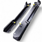 Mounting bracket detail on Polaris Ranger XD 1500 2-seat rock sliders