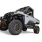 Non-slip grip step surface detail on Polaris Ranger XD 1500 rock sliders