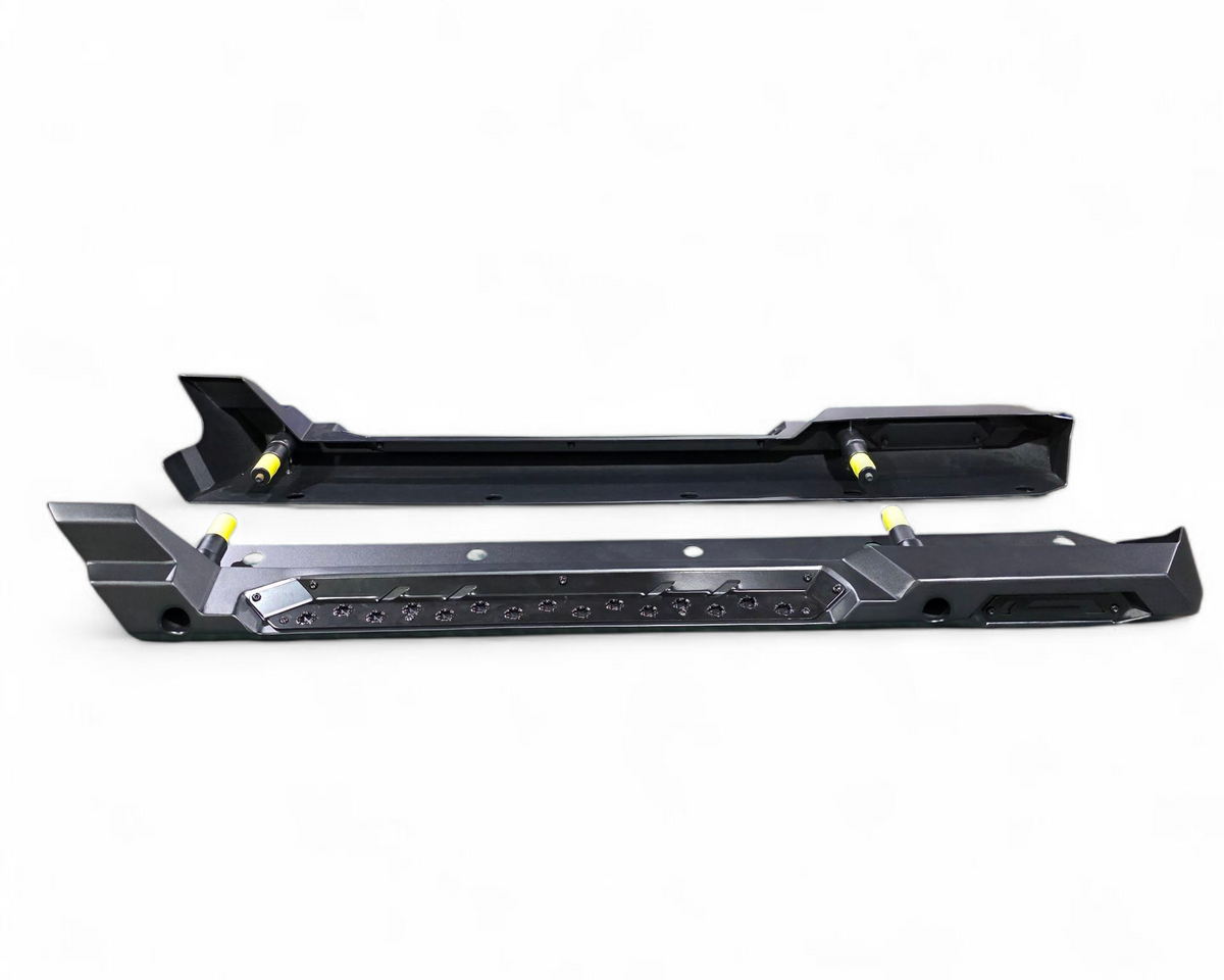 Front section of the 2-seat rock sliders on Polaris Ranger XD 1500