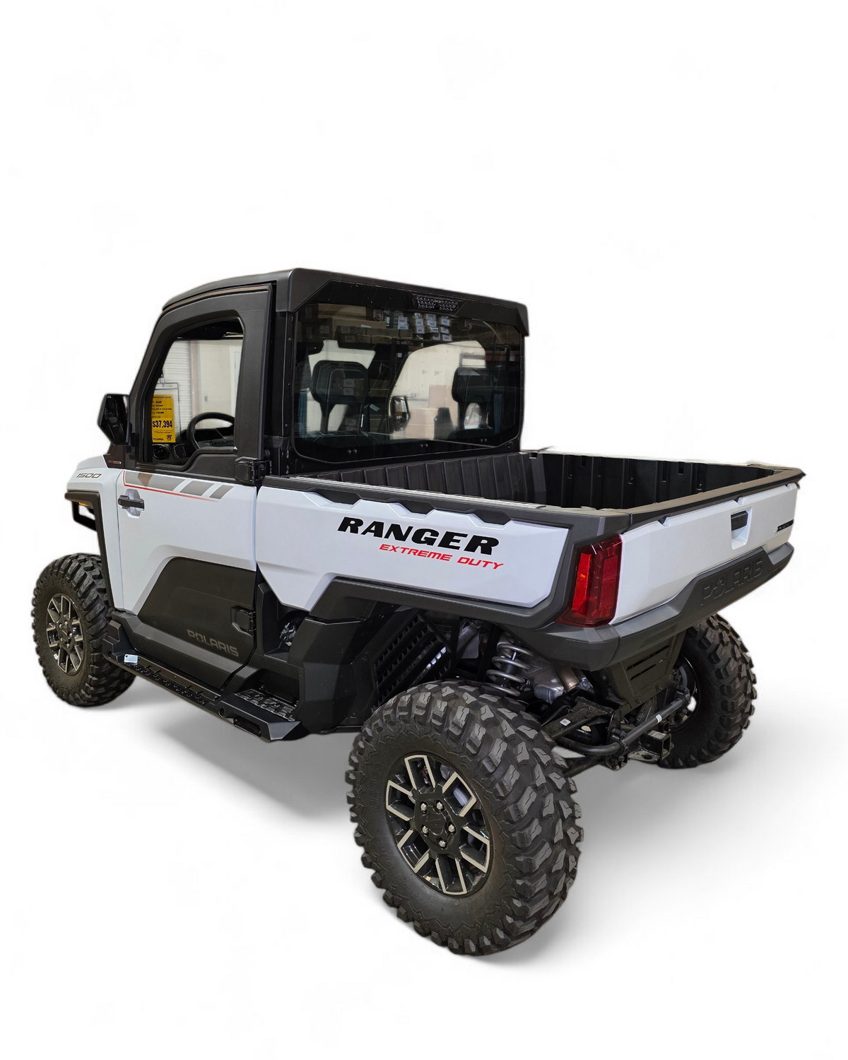 Steel rock guard construction detail on Polaris Ranger XD 1500 side steps