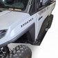 Satin black panel detail on Polaris Ranger XD 1500 rock sliders