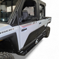 Polaris Ranger XD 1500 4-seat rock sliders shown along the frame sides in hammer black