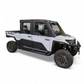 Passenger side rock slider on Polaris Ranger XD 1500 showing frame protection