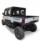 Satin black panel detail on Polaris Ranger XD 1500 rock sliders