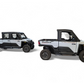 Full side view of 2-seat Polaris Ranger XD 1500 with rock sliders protecting the lower body