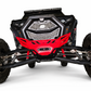 Steel and aluminum construction detail on Polaris RZR Volt front grille