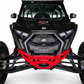 Driver side angle of Polaris RZR Pro S Volt front grille
