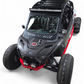 E-Track accessory rail detail on Polaris RZR Pro R roof rack
