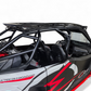 Full machine view of 2025 Polaris RZR Pro R 4 seat fitted with roof rack