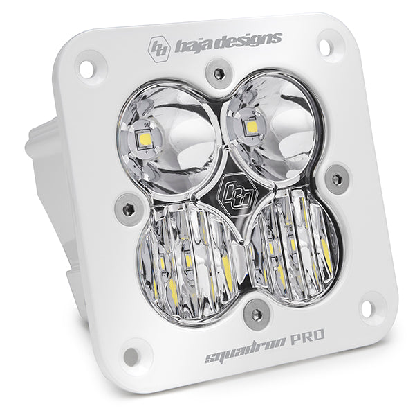 Squadron Pro White Flush Mount LED Auxiliary Light Pod - Universal