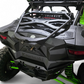 Adjustable Heim joint detail on Kawasaki Teryx H2 Baja tire rack