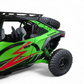 Passenger side view of Kawasaki Teryx H2 Baja spare tire rack