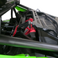 Dome light provision mount on Kawasaki Teryx H2 Volt Baja tire rack