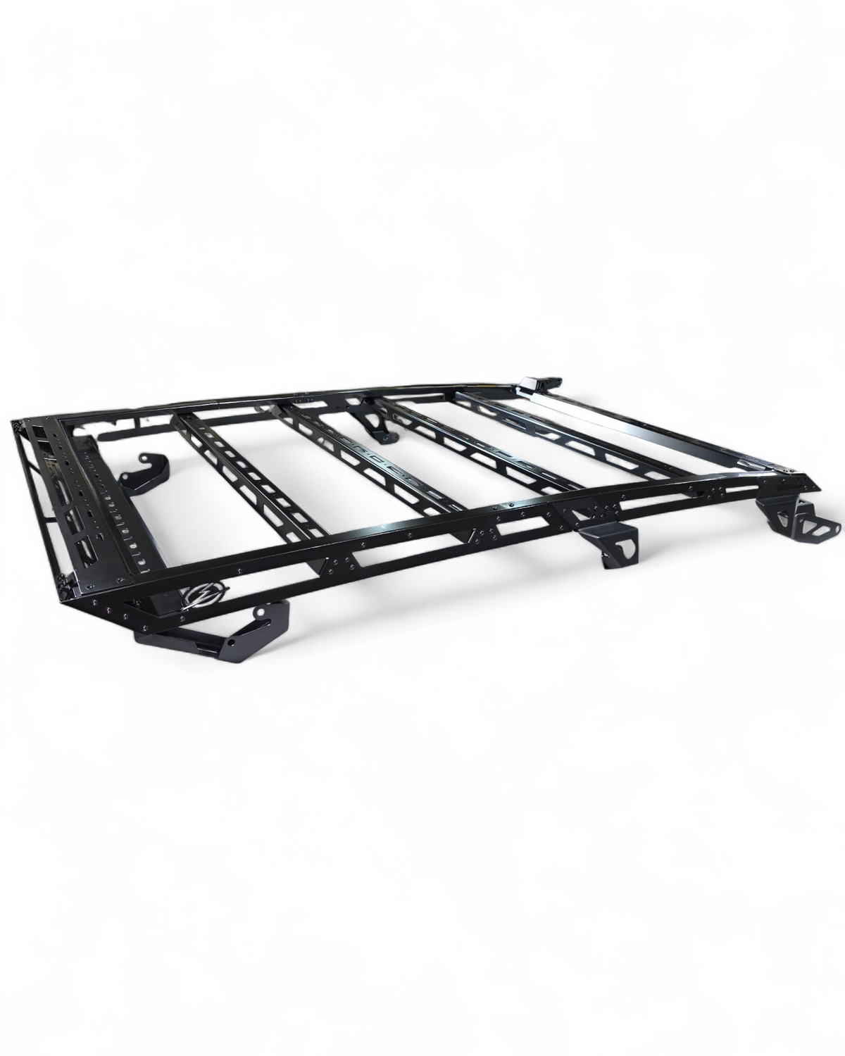 Side profile of Kawasaki Teryx H2 roof rack showing low-profile fit